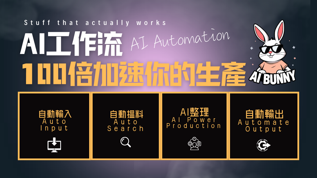 AI Bunny-AI自動化工作流_Stuff that actually works_AI Automation